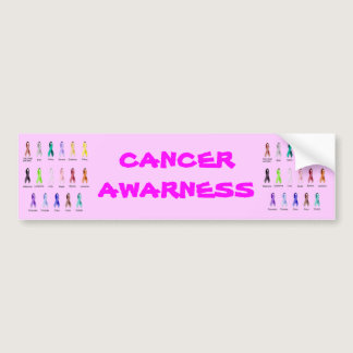 CANCER AWARENESS BUMPER STICKER