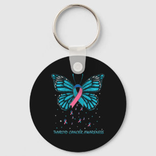 Cancer Awareness Butterfly Keychain