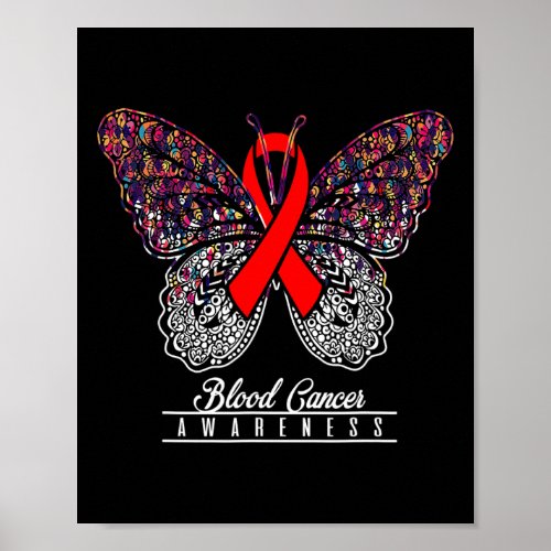 Cancer Awareness Butterfly Lovers Gifts 2  Poster