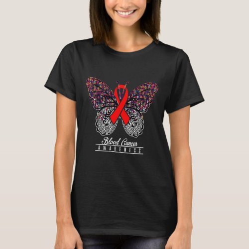 Cancer Awareness Butterfly Lovers Gifts 2  T_Shirt