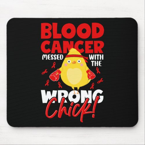 Cancer Awareness _ Cancer Messed With Wrong Chick  Mouse Pad