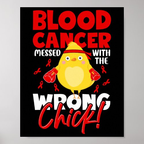 Cancer Awareness _ Cancer Messed With Wrong Chick  Poster