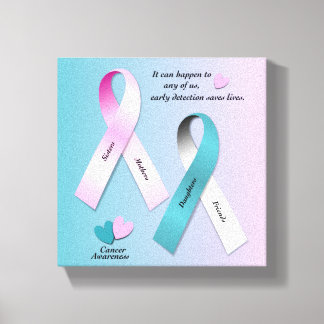 Cancer Awareness Canvas Print