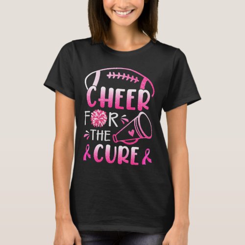 Cancer Awareness Cheer For The Cure  T_Shirt