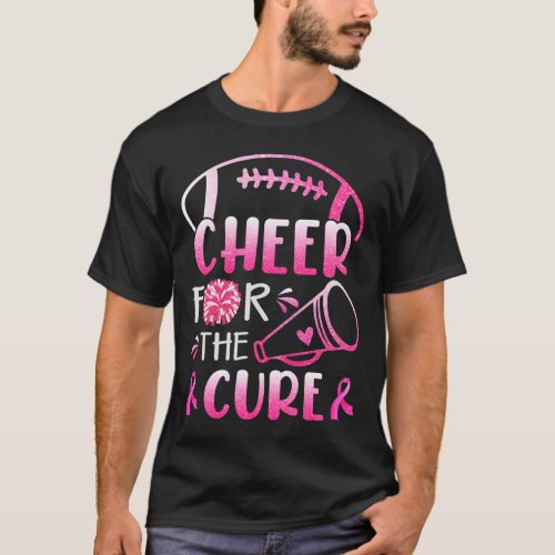 Cancer Awareness Cheer For The Cure  T_Shirt