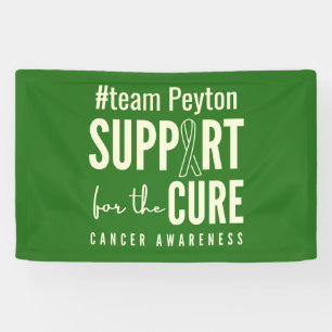cancer awareness custom #team name Banner Sign