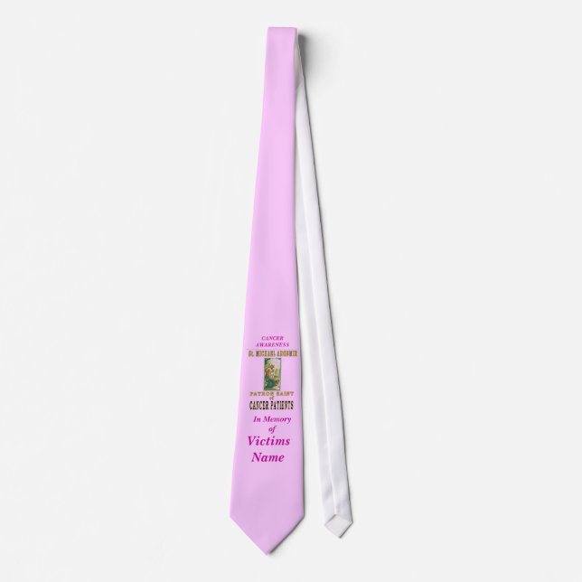 CANCER AWARENESS customize Tie (Front)