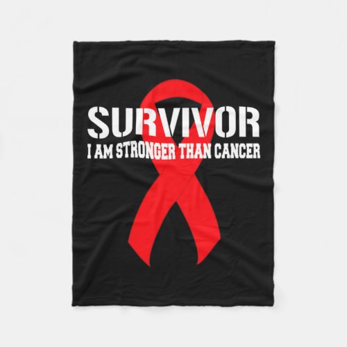 Cancer Awareness Day Leukemia Disease Support Gift Fleece Blanket