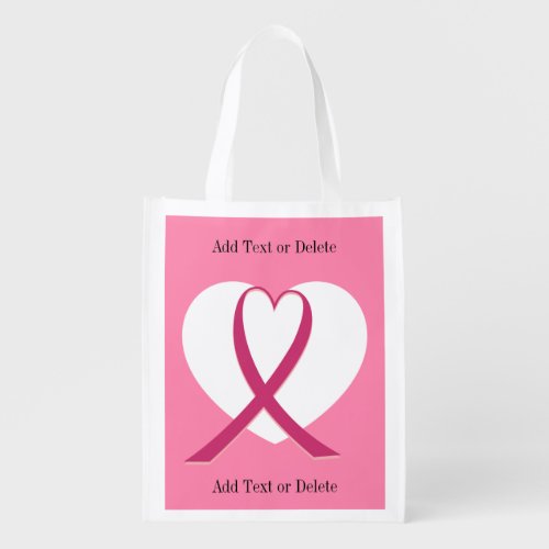 Cancer Awareness  _ Grocery Gift Favor Bag _ SRF