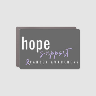 cancer awareness hope support. Car Magnet