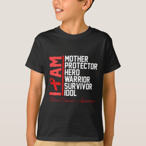 Cancer Awareness I Am Mother Hero Warrior  T_Shirt