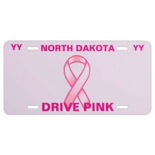 CANCER AWARENESS LICENSE PLATE