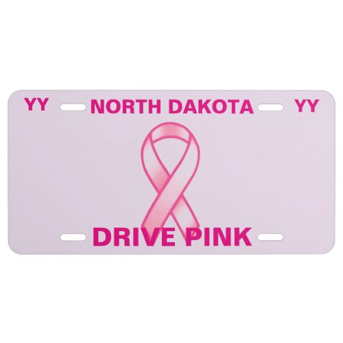 CANCER AWARENESS LICENSE PLATE