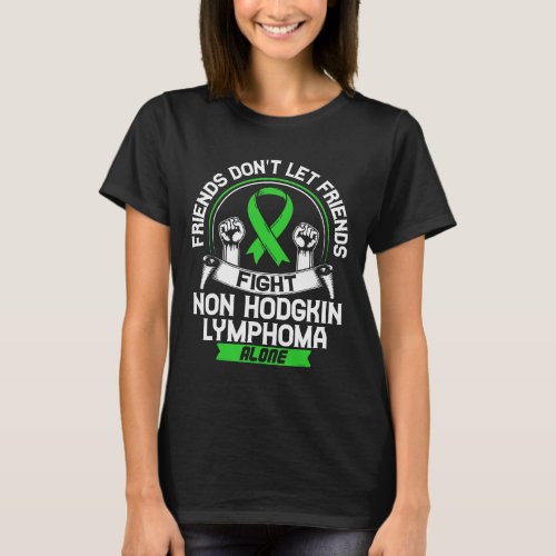 Cancer Awareness Lime Green Ribbon  T_Shirt