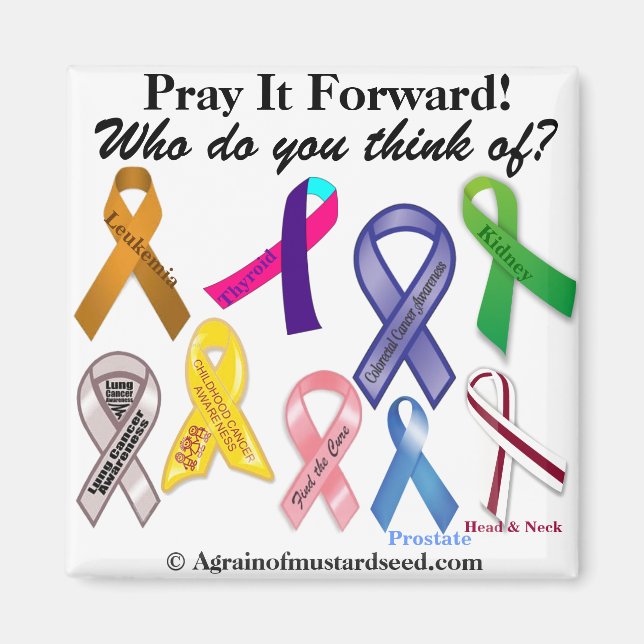Cancer Awareness Magnet (Front)
