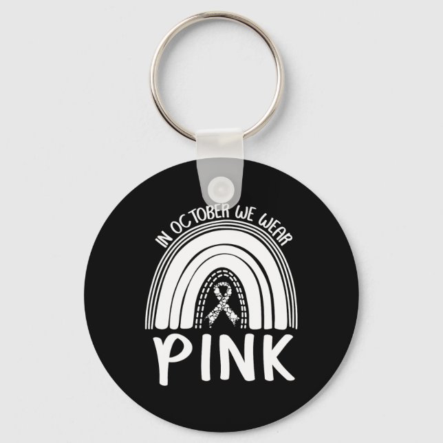 Cancer Awareness Month  Keychain (Front)