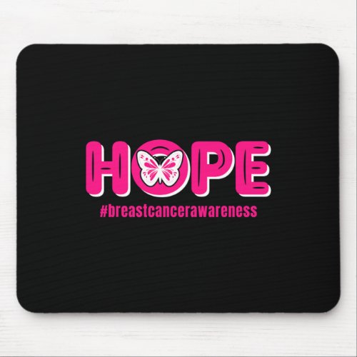 Cancer Awareness Month Pink Butterfly Mens amp W Mouse Pad