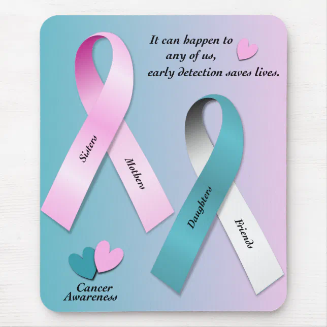 Tappetino Per Mouse Multiuso – Nastro Blu Cancro Awareness – Stampato Negli USA, 19,6x23,5 Cm – Resistente Al Calore