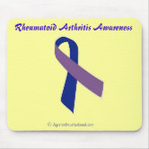 Rheumatoid Arthritis Awareness Month Ribbon Gifts Mouse Pad