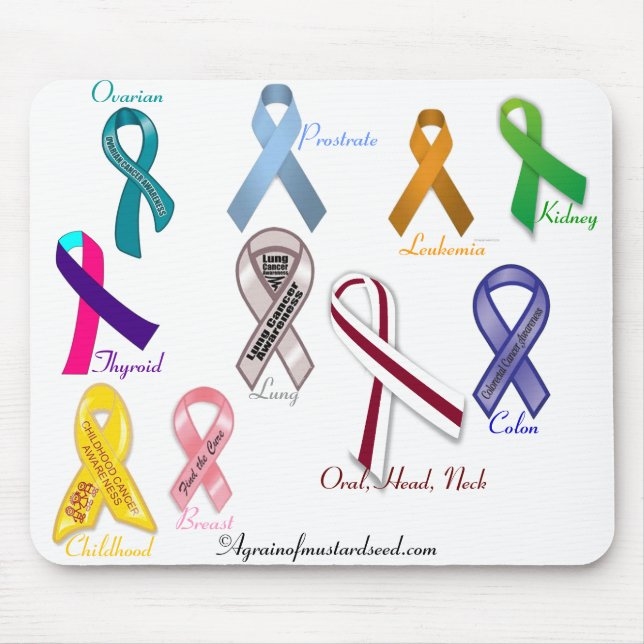 Cancer Awareness Mouse Pad (Front)