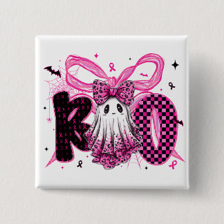 Cancer Awareness - October We Wear Pink Button