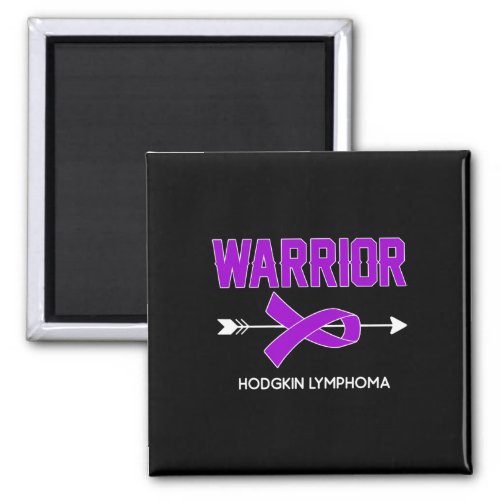 Cancer Awareness Outfit Hodgkin Lymphoma Warrior  Magnet