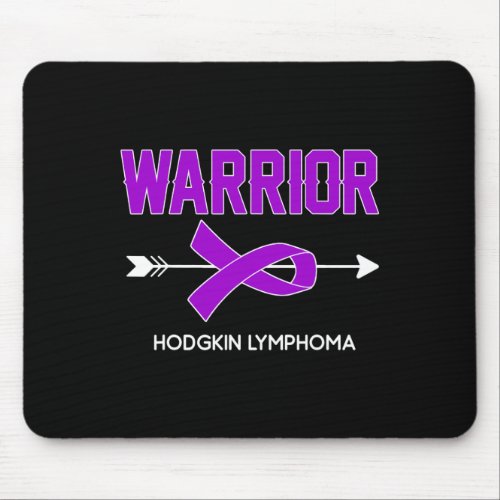 Cancer Awareness Outfit Hodgkin Lymphoma Warrior  Mouse Pad