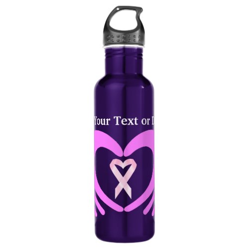 Cancer Awareness _ Pink Ribbon Liberty Bottle