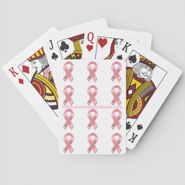 Cancer Awareness Poker Cards (Back)