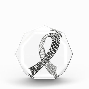 Cancer Awareness Ribbon Custom Color Award