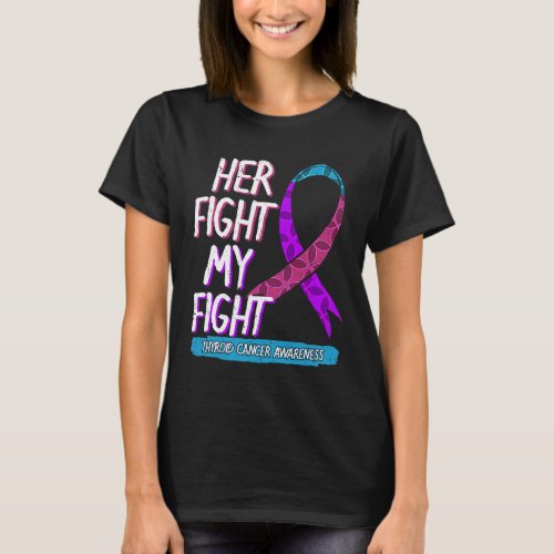 Cancer Awareness Ribbon Endocrinologist Gift Idea  T_Shirt