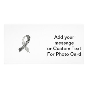Cancer Awareness Ribbon In Any Color Card
