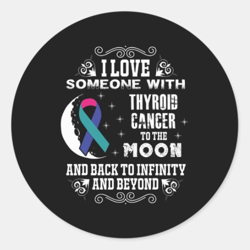 Cancer Awareness Ribbon S5  Classic Round Sticker