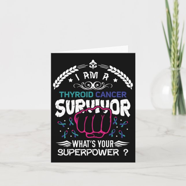 Cancer Awareness Ribbon S  Card (Front)