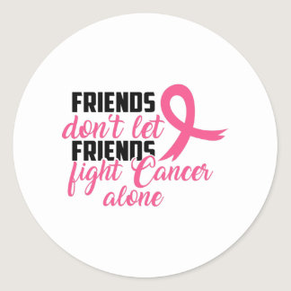 Cancer Awareness Ribbon Shirt Classic Round Sticker