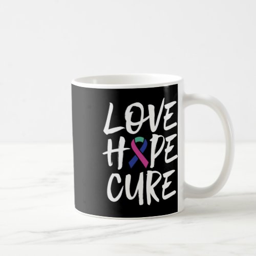 Cancer Awareness Ribbon Support  Coffee Mug