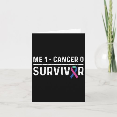 Cancer Awareness Ribbon Survivor Remission  Card