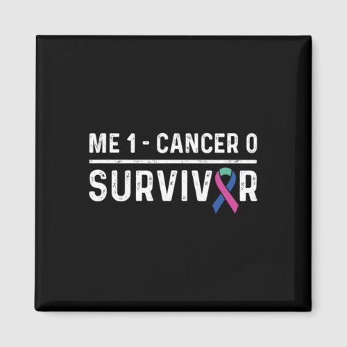 Cancer Awareness Ribbon Survivor Remission  Magnet