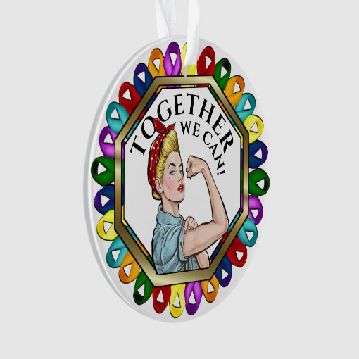 Cancer Awareness Ribbons Ornament Zazzle