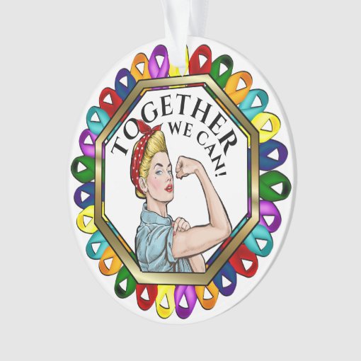 Cancer Awareness Ribbons Ornament Zazzle