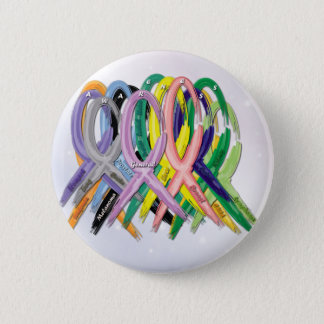 Cancer Awareness Ribbons Pinback Button