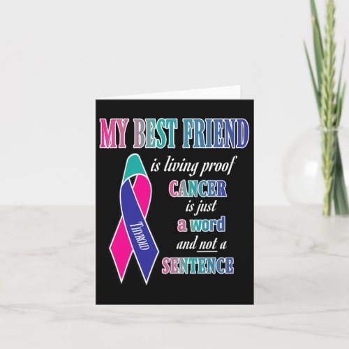 Cancer Awareness S best Friend  Card