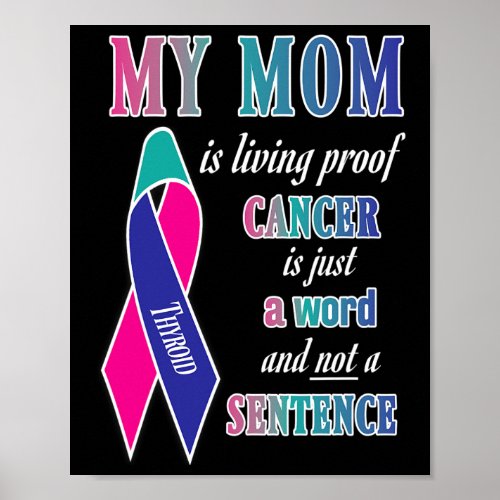 Cancer Awareness S mom  Poster