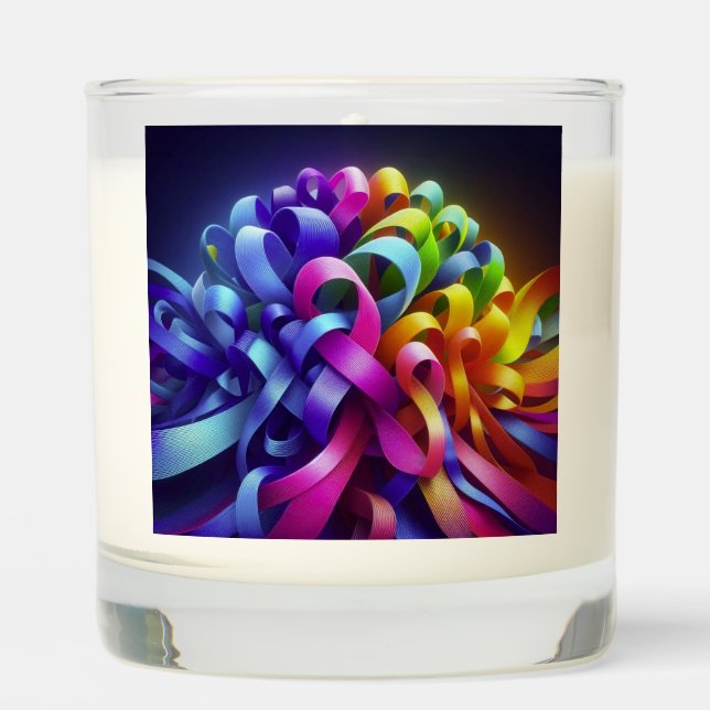 Cancer Awareness Scented Candle (Front)
