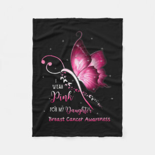 Cancer Awareness Shirt2  Fleece Blanket