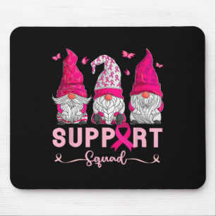 Cancer Awareness Shirt For Women Gnomes Support Sq Mouse Pad