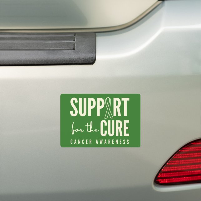 cancer awareness support cure Car Bumper Magnet (In Situ)