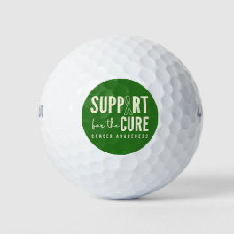 cancer awareness support cure Golf Balls