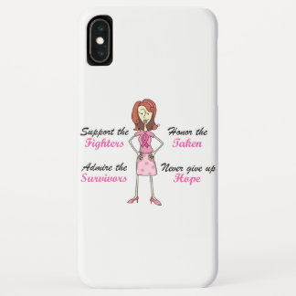 Cancer Awareness Thoughts iPhone XS Max Case