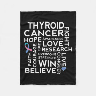 Cancer Awareness Walk Support Fleece Blanket